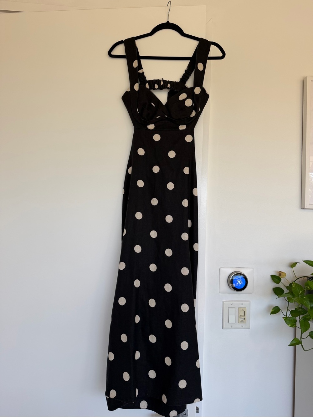 Zimmerman crush polka dot midi dress - size 0 - Picture 3 of 6